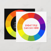 kleurenwiel kaart (Voorkant / Achterkant)