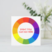 kleurenwiel kaart (Staand voorkant)