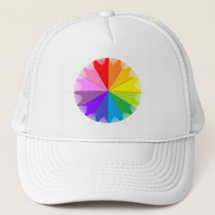 Kleurenwiel Regenboogschenken Trucker Pet