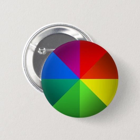 Kleurenwiel Ronde Button 5,7 Cm (Voorkant /achterkant)