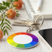 kleurenwiel sleutelhanger (Zijkant)