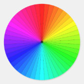 kleurenwiel sticker (Voorkant)