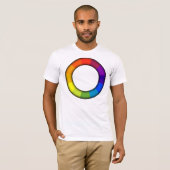 kleurenwiel t-shirt (Voorkant volledig)