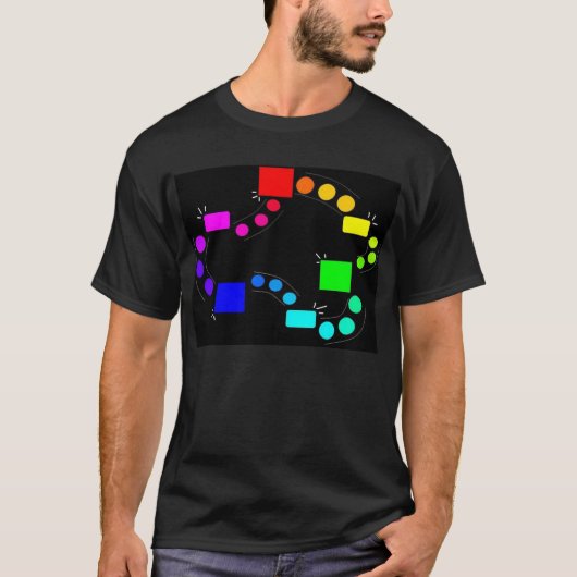 Kleurenwiel T-shirt (Voorkant)