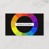 kleurenwiel visitekaartje (Achterkant)