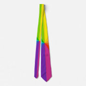 Kleurenwieltheorie School Science Hue Disc Light R Stropdas (Achterkant)