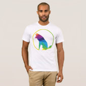 Kleurenwolf T-shirt (Voorkant volledig)