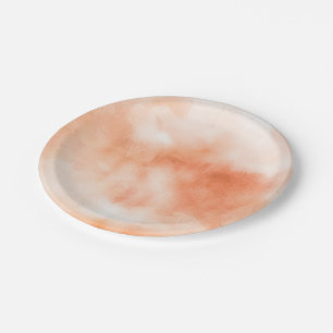 Kleurenwolken Waterverf Abstract Papieren Bordje