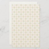 Kleurere achtergrond van het retropatroon 3 briefpapier (Voorkant / Achterkant)