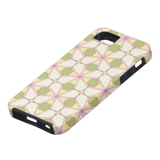 Kleurere achtergrond van het retropatroon 3 Case-Mate iPhone case (Onderkant)