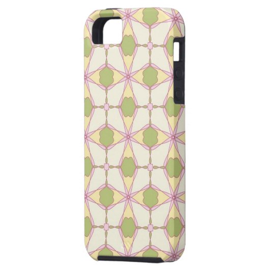 Kleurere achtergrond van het retropatroon 3 Case-Mate iPhone case (Achterkant Links)