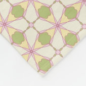 Kleurere achtergrond van het retropatroon 3 fleece deken (Hoek)