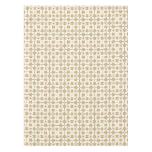 Kleurere achtergrond van het retropatroon 3 tafelkleed (Voorkant)