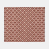 Kleurere achtergrond van het retropatroon 4 fleece deken (Voorkant (Horizontaal))