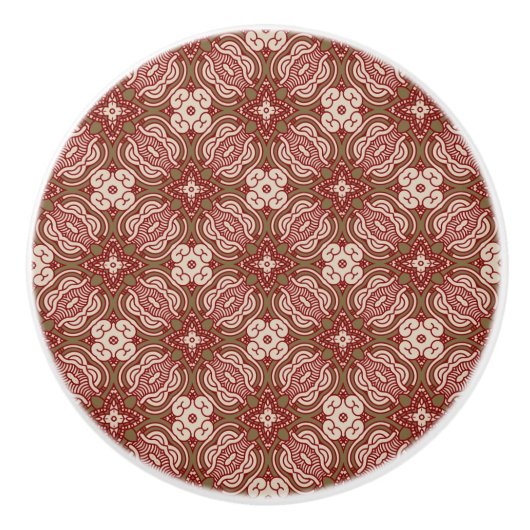 Kleurere achtergrond van het retropatroon 4 keramische knop (Voorkant)