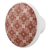 Kleurere achtergrond van het retropatroon 4 keramische knop (Rechts)