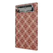 Kleurere achtergrond van het retropatroon 4 mini klembord (Angled2)