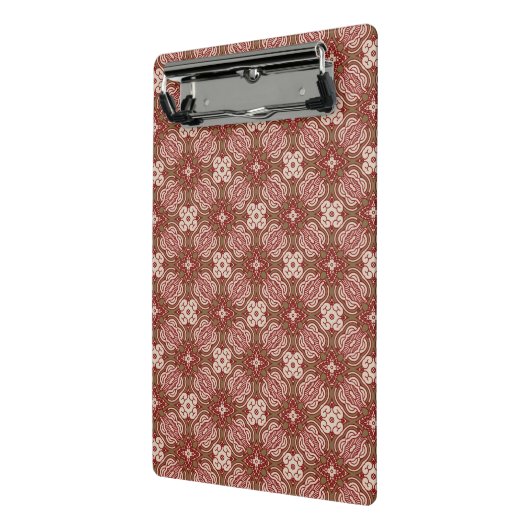 Kleurere achtergrond van het retropatroon 4 mini klembord (Angled2)