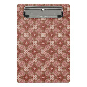 Kleurere achtergrond van het retropatroon 4 mini klembord (Voorkant)