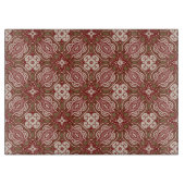 Kleurere achtergrond van het retropatroon 4 snijplank (Voorkant)