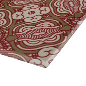 Kleurere achtergrond van het retropatroon 4 snijplank (Hoek)