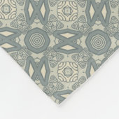 Kleurere achtergrond van het retropatroon 5 fleece deken (Hoek)