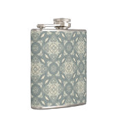 Kleurere achtergrond van het retropatroon 5 heupfles (Rechts)