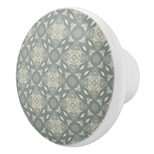 Kleurere achtergrond van het retropatroon 5 keramische knop (Rechts)