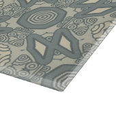 Kleurere achtergrond van het retropatroon 5 snijplank (Hoek)