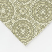 Kleurere achtergrond van het retropatroon 6 fleece deken (Hoek)