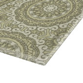 Kleurere achtergrond van het retropatroon 6 snijplank (Hoek)