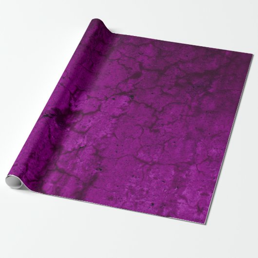 Kleurere Fuchsia roze  Antiek grunge textuur Cadeaupapier (Uitgerold)