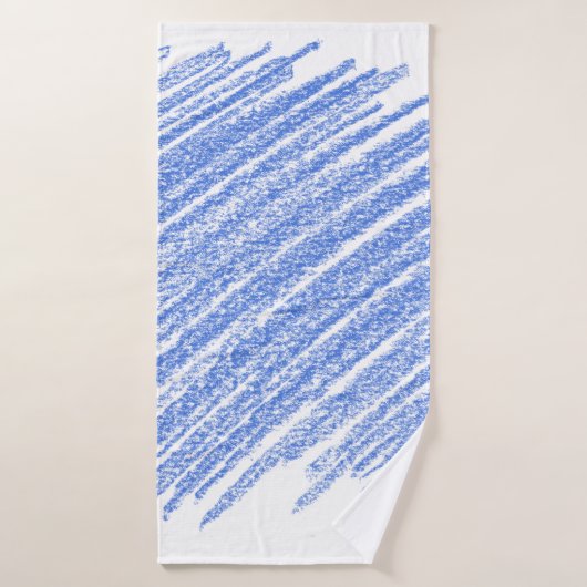 Kleurere kras van het potlood badhanddoek (Badhanddoek)