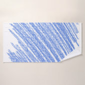 Kleurere kras van het potlood badhanddoek (Badhanddoek)