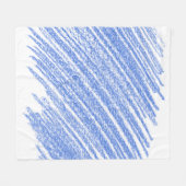 Kleurere kras van het potlood fleece deken (Voorkant (Horizontaal))