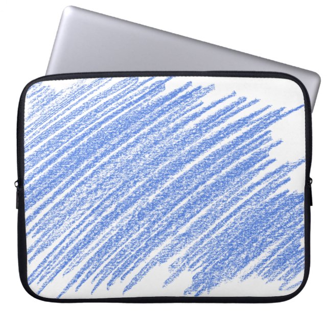 Kleurere kras van het potlood laptop sleeve (Voorkant)