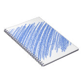 Kleurere kras van het potlood notitieboek (Rechterzijde)