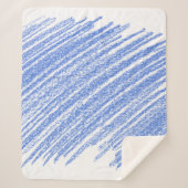 Kleurere kras van het potlood sherpa deken (Voorkant)