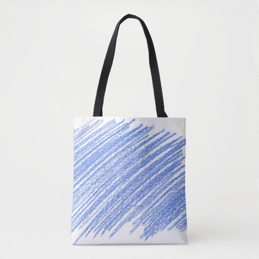Kleurere kras van het potlood tote bag (Voorkant)