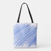 Kleurere kras van het potlood tote bag (Achterkant)