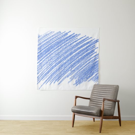 Kleurere kras van het potlood wandkleed (In situ)