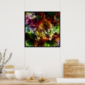 Kleurexplosie 2 poster (Keuken)