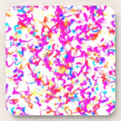 Kleurexplosie Bier Onderzetter (Voorkant)