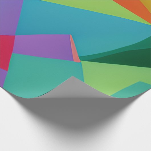 Kleurexplosie Cadeaupapier (Hoek)