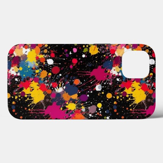 Kleurexplosie Case-Mate iPhone Case (Achterkant (horizontaal))
