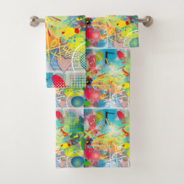 kleurexplosie-Collectie Bad Handdoek