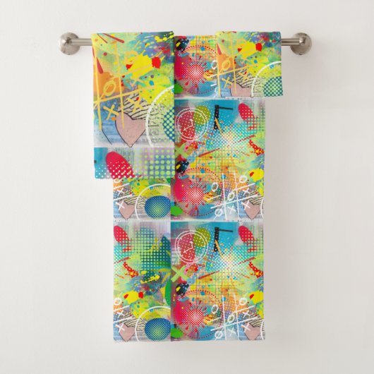 kleurexplosie-Collectie Bad Handdoek (Insitu)