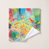 kleurexplosie-Collectie Bad Handdoek (Wasdoekje)