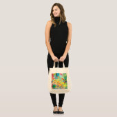 kleurexplosie-Collectie Tote Bag (Voorkant (model))