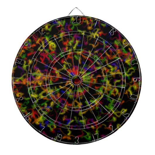 Kleurexplosie Dartbord (Voorkant)